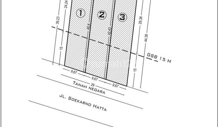 Harga di Bawah Njop Kavling di Mainroad Soekarno Hatta Bandung 2