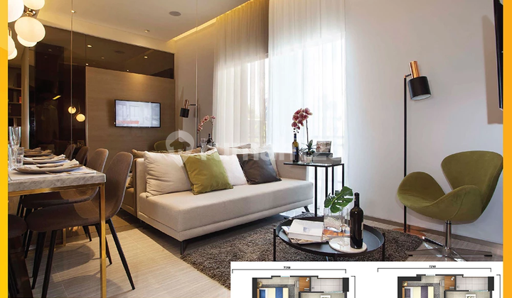 Apartemen Baru 2Br Full Furnished di Kawasan BSD - Dekat Akses Tol & Aeon Mall!!