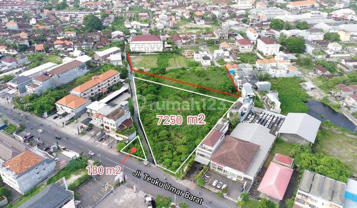 Dijual Tanah di Jalan Utama Teuku Umar Barat Denpasar  1