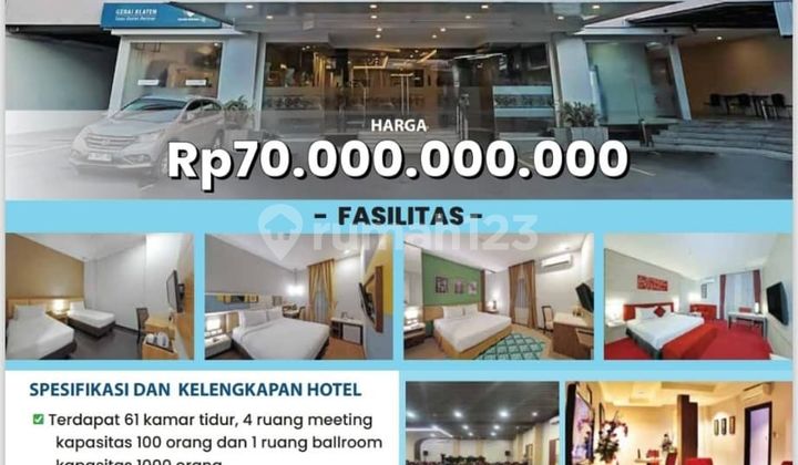Mr. 066250 For Sale: Hotel in Central Klaten City, Still Operational 1