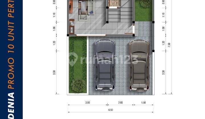 Rumah Bandung 2 Lantai dekat Floating Market 15 menit Ke UPI 2