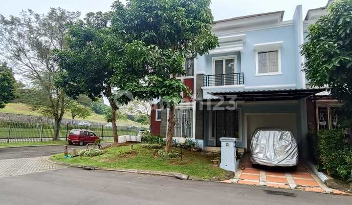 Rumah Cluster Aquamarine Siap Huni 10x18 = 180m Lt. 200an-m²2 Lantai -lokasi Hoekkamar Tidur 4+1,kamar Mandi 3+1semi Furnished (5 Ac, Kitchen Set,1 Water Heater, Lemari Pakaian Anak 1,nakas,kasur 2)hadap Tenggara /barat Daya