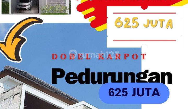 rumah 2 lantai dengan karpot dobel di pedurungan semarang timur 1