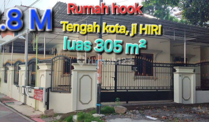 Rumah Hook Tengah Kota Di Jalan Hiri Dijual Segera 1