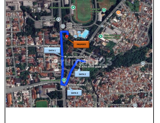 Dijual Tanah Kavling di Jalan Pemuda, Bogor 1