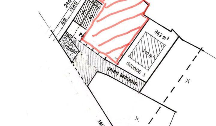 Tanah Dijual Siap Bangun Lokasi Strategis Dekat Dengan Pasar 1