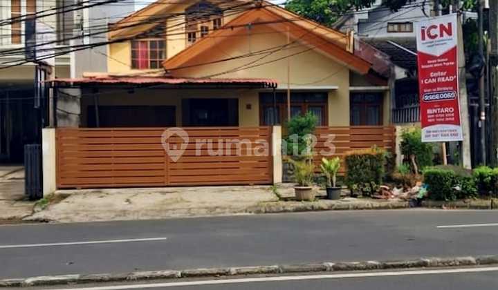 Rumah Pinggir Jalan Utama Bintaro Tangsel Cocok untuk Usaha