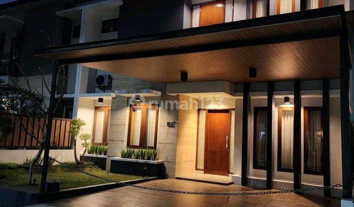 Rumah Mewah Lux Modern Furnished Interior Keren Di Cherry Field Buah Batu 1