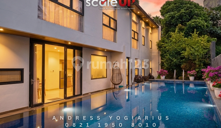 Harga Terbaik! Rumah Villa Tropis Furnished & Kolam Renang di Setiabudi Regency Bandung Utara