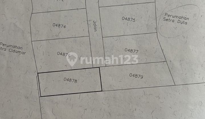 Dijual Tanah Murah Di Komplek Setra Duta Bandung