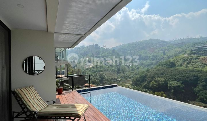For Sale Villa House with Valley View and Heated Swimming Pool in Dago Village, North Bandung 2