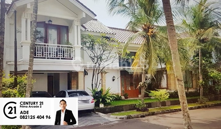 Rumah Asri Nyaman 2 Lantai Ada Mini Garden di River Park Bintaro Gb-17085
