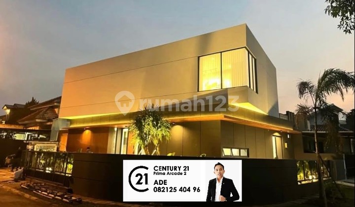 Rumah Mewah Fully Furnished Carport 3 Mobil di Kencana Loka BSD RN-17301