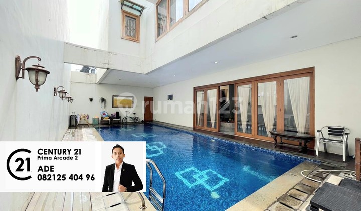 Rumah Mewah Dg Kolam Renang bisa Jadi Kostan 8 Pintu di Bintaro Cw-17001