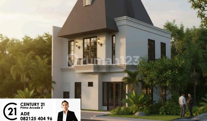 Rumah Baru 2 Lantai Modern 4 Kamar Tidur di Maleo Bintaro Jaya Lr-17789