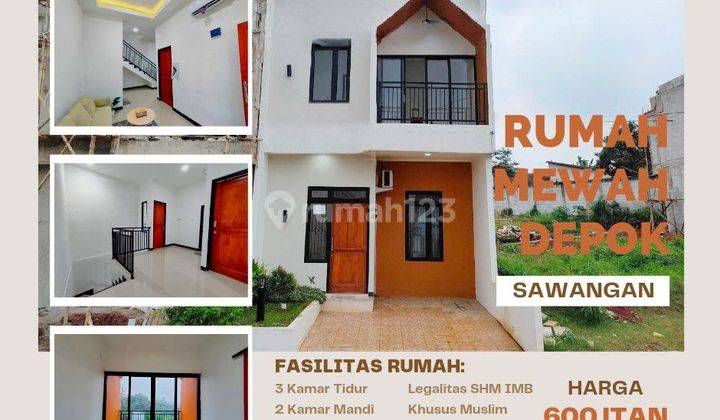 Rumah Islami Dikawasan Khusus Muslim Depok Dekat Stasiun Citayam Harga 500 Jutaan 1