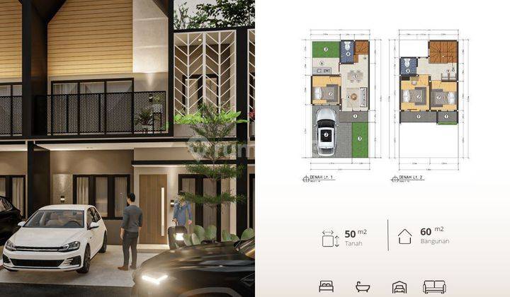 Promo Rumah Murah Di Selatan Jakarta Free Canopy Bayar 2 Juta All In 2