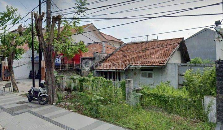 Rumah hitung tanah Raya Gayungsari Barat jalan kembar strategis 1