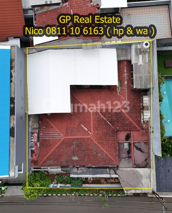 Old House for Sale 450M2 Kemanggisan Utama Palmerah Flood-Free Good Quiet Safe N1114
