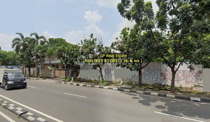 Jual Tanah Komersial di Kemanggisan Utama Raya Palmerah Jakbar 489m2 Utara Ada Imb N998 1