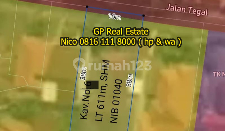 Rumah dijual Menteng Lokasi Bagus Jakpus 2lt Utara n1071 2