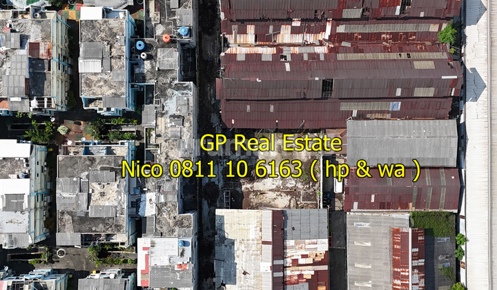 Dijual Tanah jl Industri raya cocok komersial Kemayoran Jakpus n1080