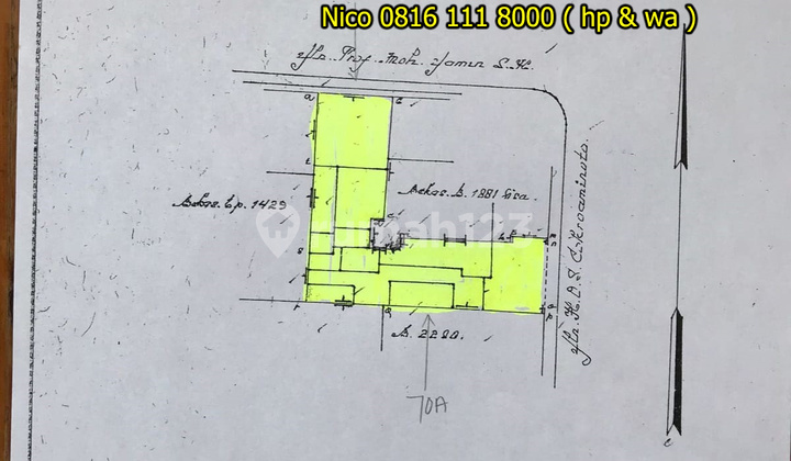 Dijual Rumah 472m2 Jl Cokroaminoto Menteng Cck Bisnis N1040 2