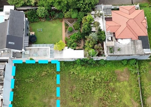 jual 2 kavling Intercon Taman Kebon Jeruk 20x33 blok R selatan bisa beli 1 n1087