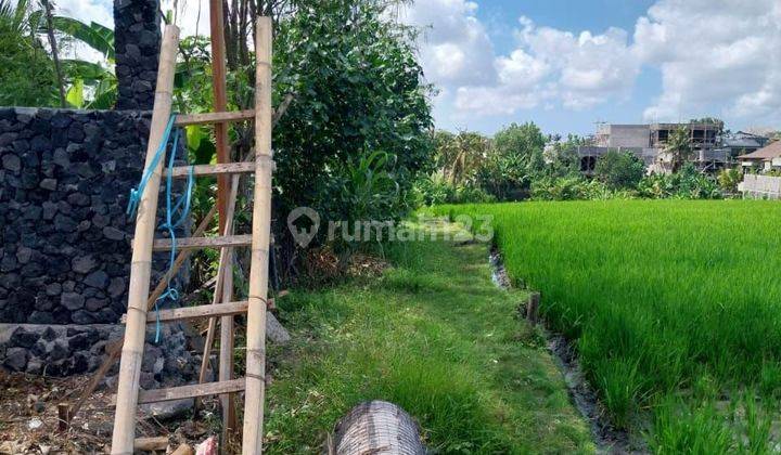 Di jual tanah lokasi elit strategis view sawah  2