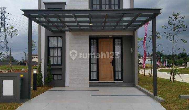 Rumah Asri Design Kekinian Dekat Serpong Tangerang Selatan