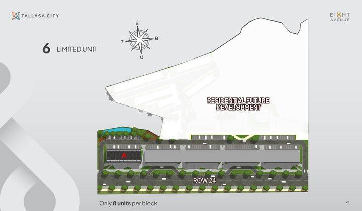 Eight Avenue Ruko Baru di Jln. Boulevard Tallasa City Makassar 18