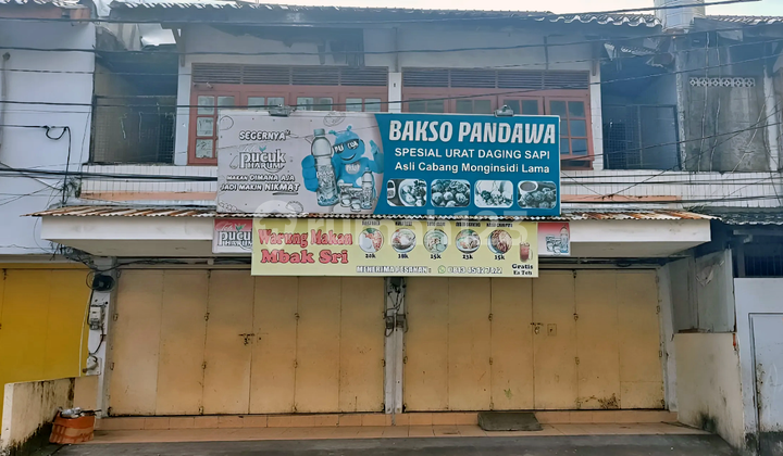 2-Unit Shop House, 2 Floors, 2 SHM (Certificate of Ownership) in front of Grand Toserba Panakukang 1