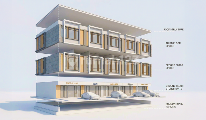 Comersio 3-Story Ruko Multi Business Affordable Price