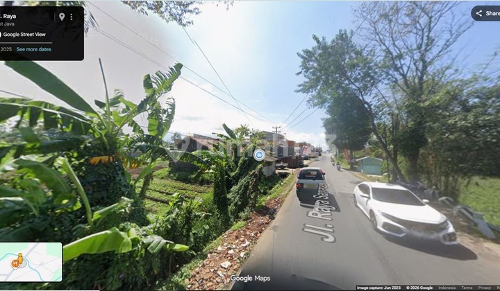 Land on Samarang Garut Main Road Suitable for Housing