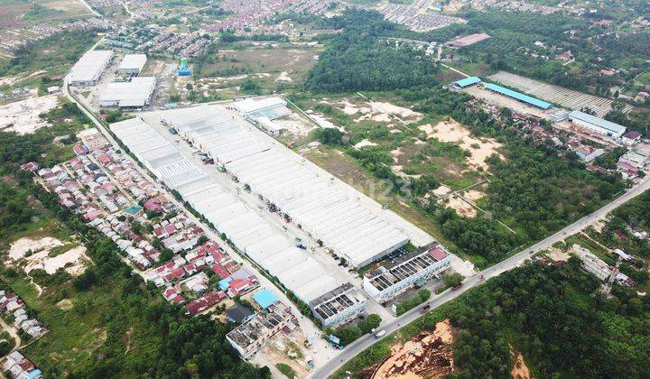 DI SEWAKAN 1 UNIT GUDANG DI AREA KOMPLEK PERGUDANGAN GLOBAL MAS Jl. GARUDA SAKTI KM 5 1