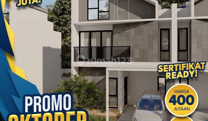 Promo Oktober Rumah 2 Lantai Timur Uns Cuma 500 Jutaan 1