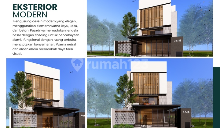 Dijual Rumah Modern Tropis 3 Lantai di Taman Kebon Jeruk Interkon 2