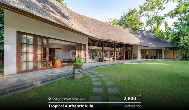 For sale River Side Luxury Villa in Kerobokan Bali Area 1