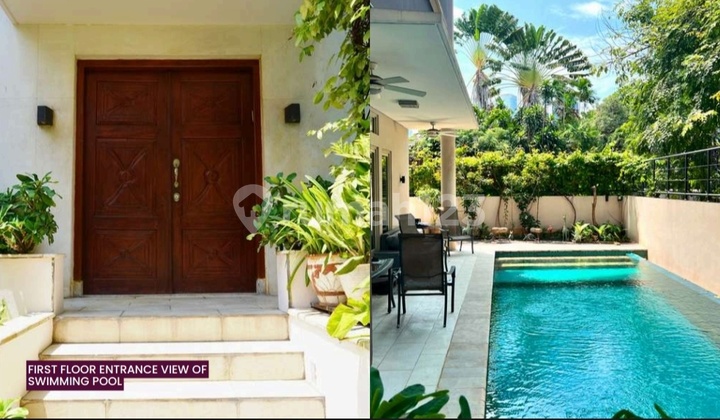 Disewakan Rumah Mewah 4 Lantai Disewakan di Widya Chandra - Scbd | 5 Kamar | Kolam Renang & Rooftopd 2