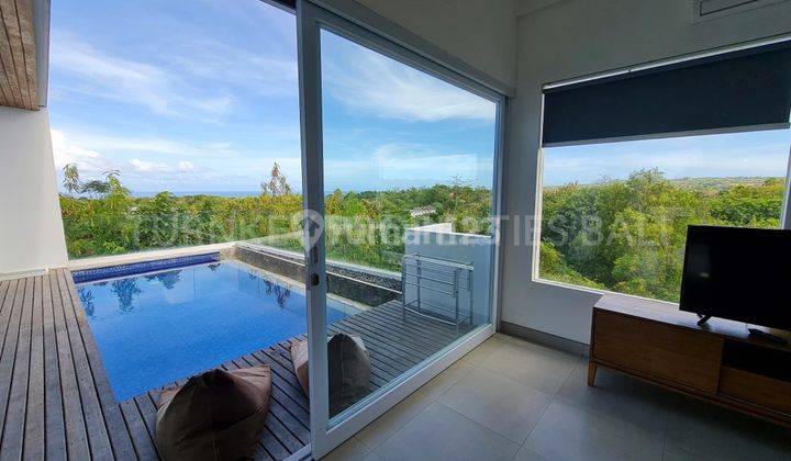 Freehold Villa In Ungasan With Ocean, Green Hill And Sunset View  1