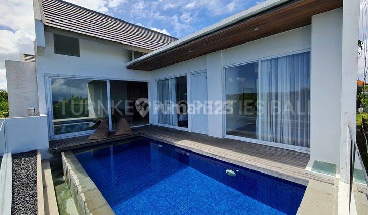 Freehold Villa In Ungasan With Ocean, Green Hill And Sunset View  2