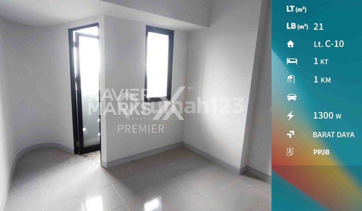 Dijual Apartemen Begawan Tipe Studio Kosongan , Tlogomas Malang 1