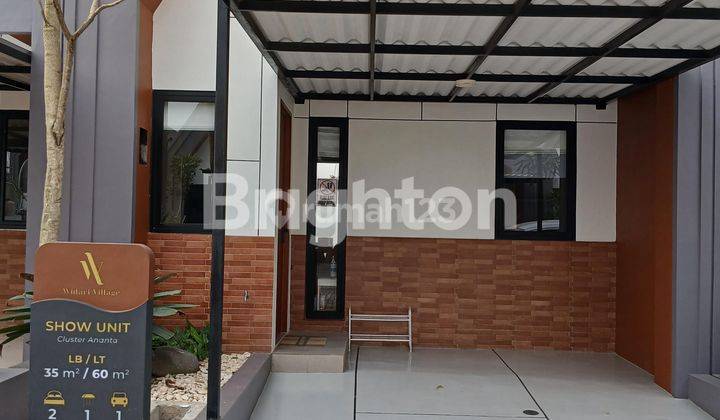 Rumah 1 lantai free ppn 50% di Widari Village 1