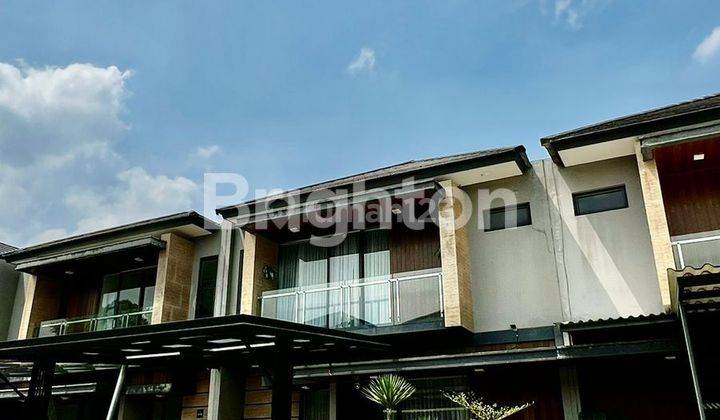 Rumah desain modern tropical 2 lantai di First Stone Legok Serpong 2