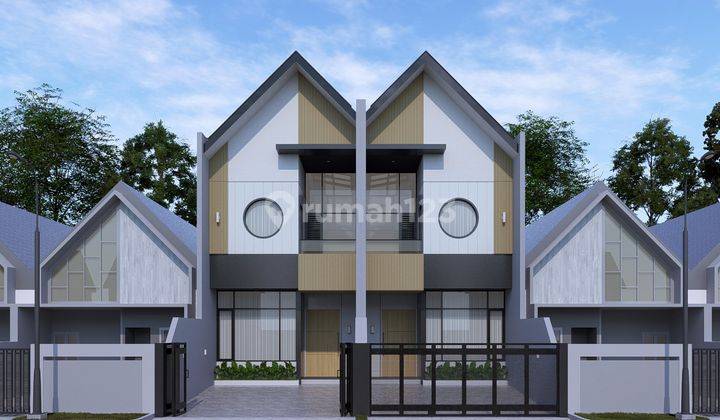 Di Jual Rumah Scandavian Japanese 2 Lantai Di Mekar Wangi 1