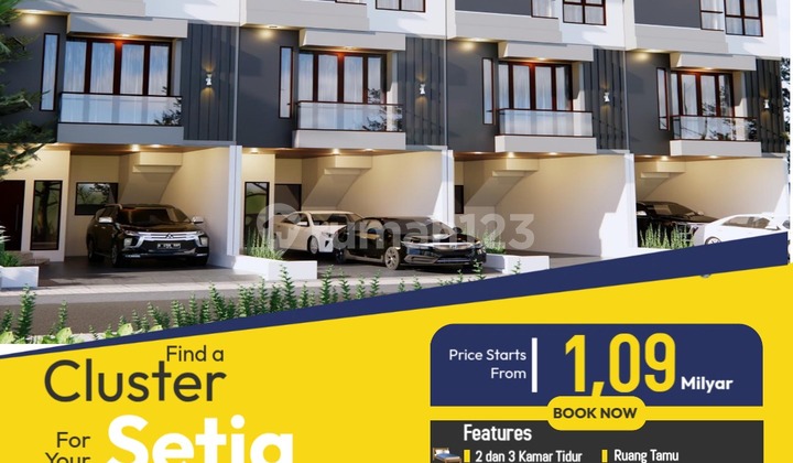 Rumah Mewah Modern 2-3 Lantai Di Setia Budi Jakarta Selatan