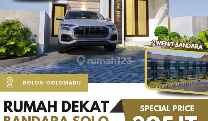  Jalan 7 Meter Rumah Di Bolon Colomadu Dekat Bandara Dan Kfc 1