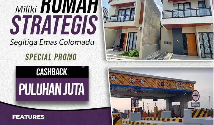 Rumah Di Colomadu Dekat Enter Tol Klodran Dan Kampus Ums 1