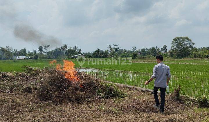 Dijual Sebidang Tanah Darat di Jl. Raya Tebingtinggi, Suka Damai, Sei Bambam Serdang Bedagai SHM 2