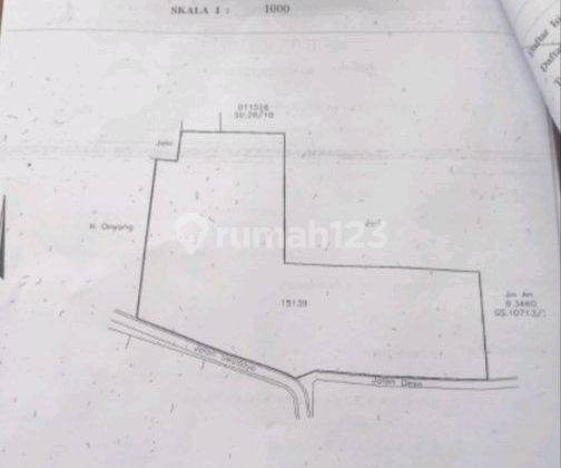Tanah Di Jl. Swadaya, Binong, Kec. Curug, Kabupaten Tangerang, Banten, Curug, Shm 6670.0 M² Bisa Perluasan 1